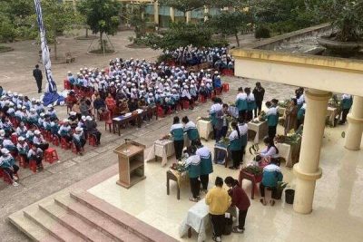 HÌNH ẢNH CUỘC THI CẮM HOA NGHỆ THUẬT CHÀO MỪNG NGÀY NHÀ GIÁO VIỆT NAM 20.11.2023 – TRƯỜNG THCS HẢI NAM